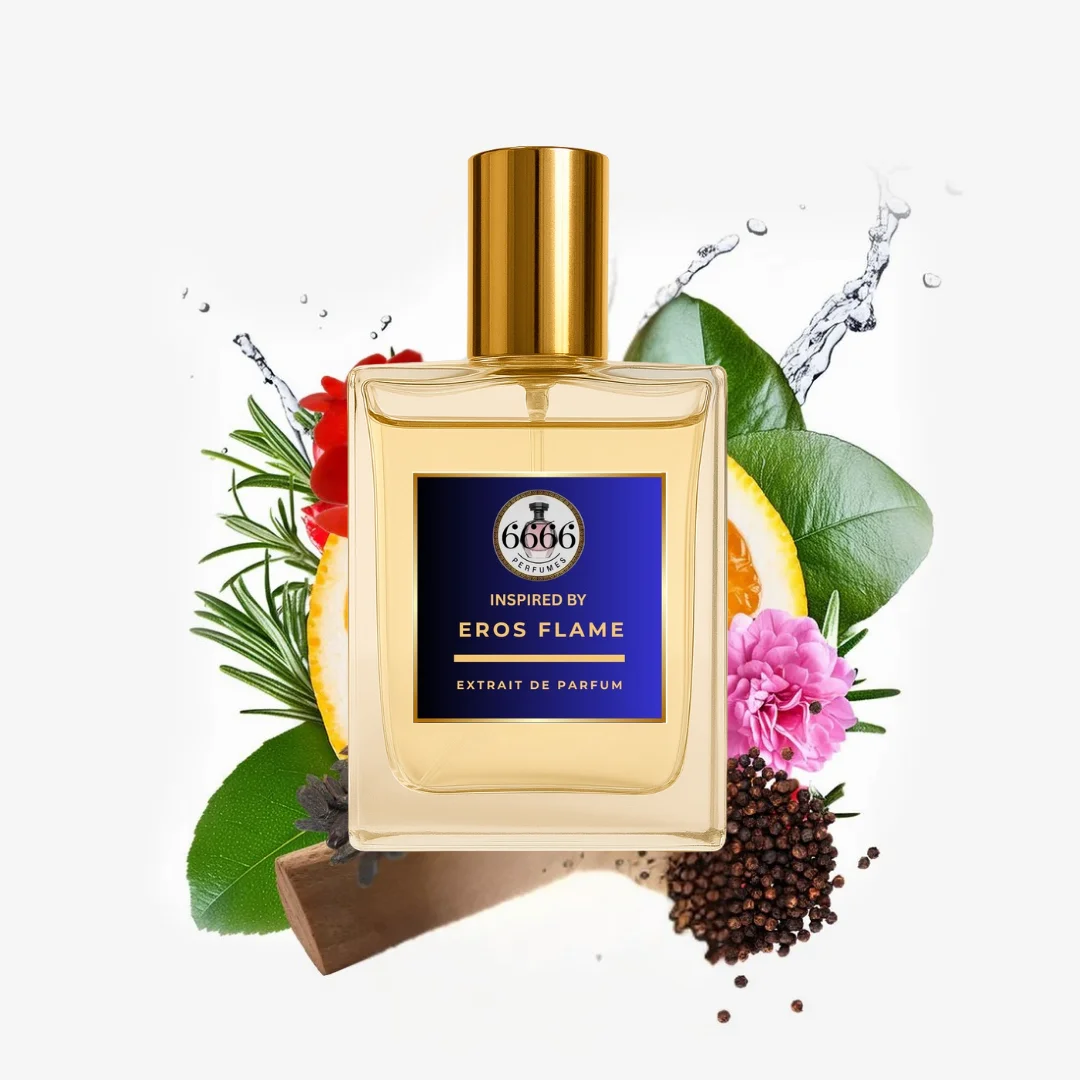 Versace Eros Flame Inspired Perfume India – Long Lasting Spicy Citrus Extrait by 6666 Perfumes