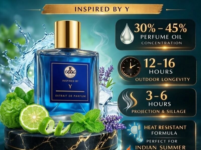 6666perfumes extrait formula with high oil concentration designed for strong projection and long lasting performance.