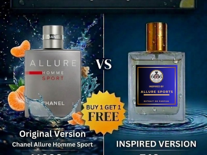 Allure Homme Sport inspired perfume vs original fragrance comparison extrait concentration