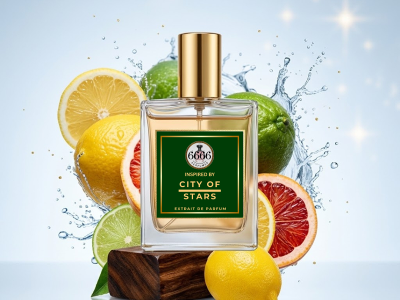 City of Stars inspired perfume citrus fresh fragrance bergamot lemon lime extrait de parfum India