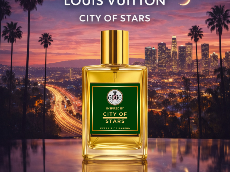 City of Stars inspired perfume luxury night city skyline fragrance glamorous evening scent India