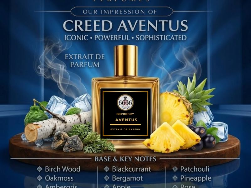 Creed Aventus inspired fragrance notes pineapple bergamot birch musk ambergris