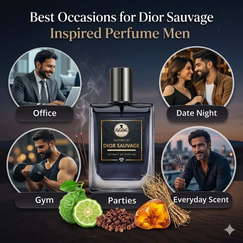 Best occasions to wear Dior Sauvage inspired perfume daily office evening fragrance