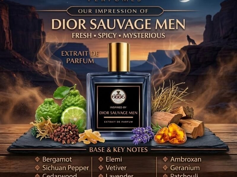 Dior Sauvage inspired scent profile fresh spicy woody masculine fragrance