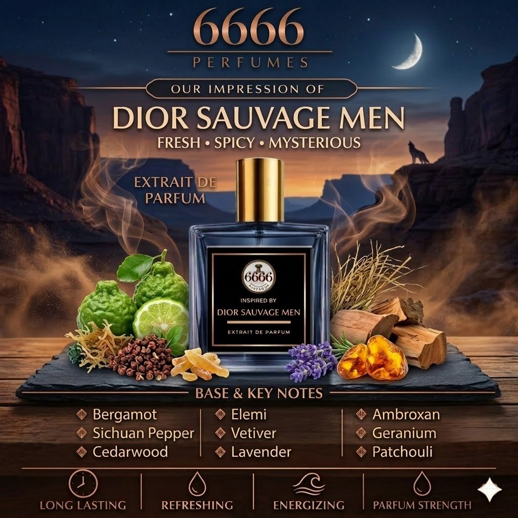 Dior Sauvage inspired scent profile fresh spicy woody masculine fragrance