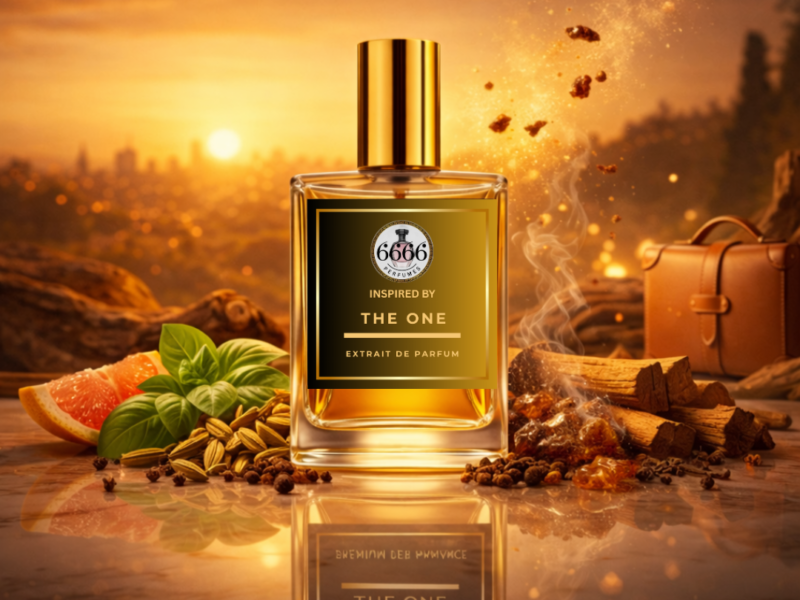 DNG The One inspired perfume date night fragrance warm amber romantic luxury scent men
