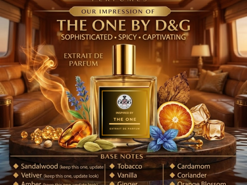 DNG The One perfume ingredients tobacco amber spices ginger cardamom luxury fragrance composition