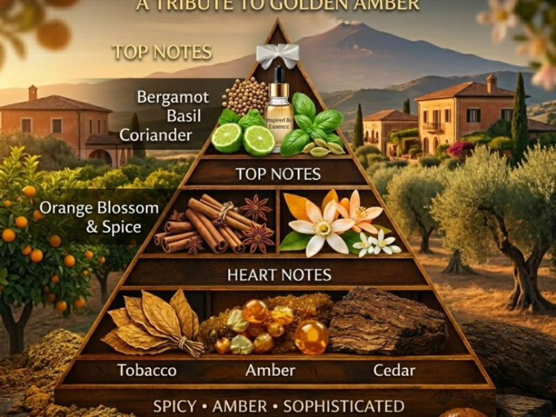 DNG The One scent profile spicy amber perfume notes tobacco amber ginger cardamom fragrance breakdown