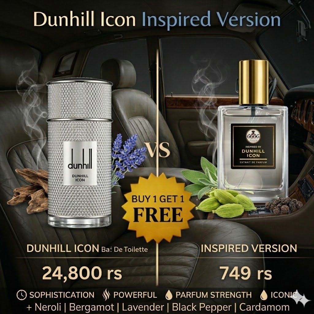 Dunhill Icon price comparison original vs inspired perfume under 1000 India extrait vs EDT fresh fragrance