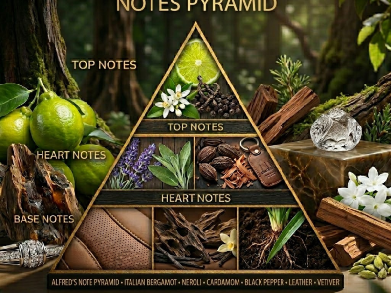 Dunhill Icon scent profile citrus neroli bergamot lavender black pepper woody fragrance notes breakdown