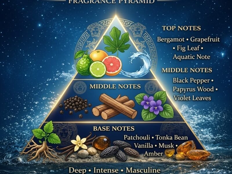 Dylan Blue Inspired Fragrance Pyramid โ Citrus Aromatic Woody Composition