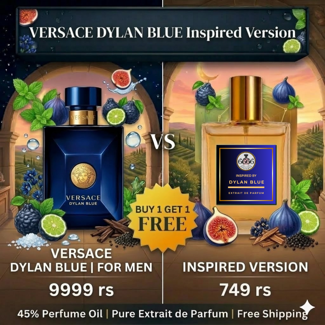 Dylan Blue Inspired Perfume vs Designer Original Comparison
