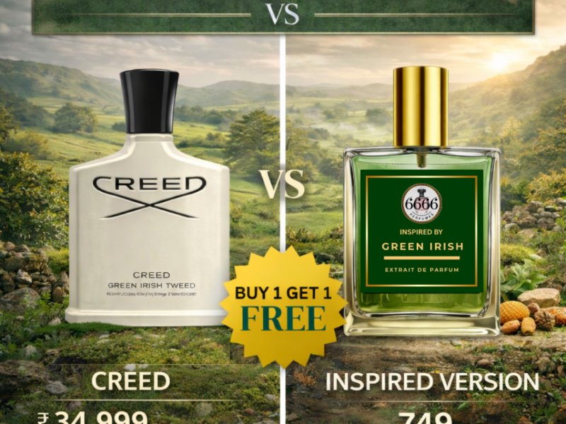 Creed Green Irish Tweed original vs inspired perfume comparison fresh green woody fragrance