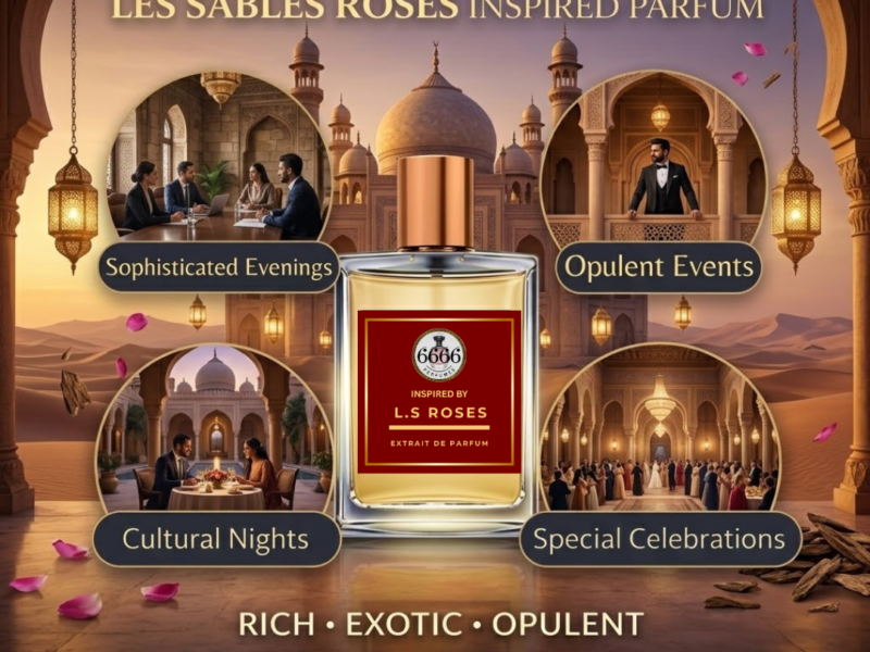 best wedding perfume India oud rose fragrance long lasting Les Sables Roses inspired