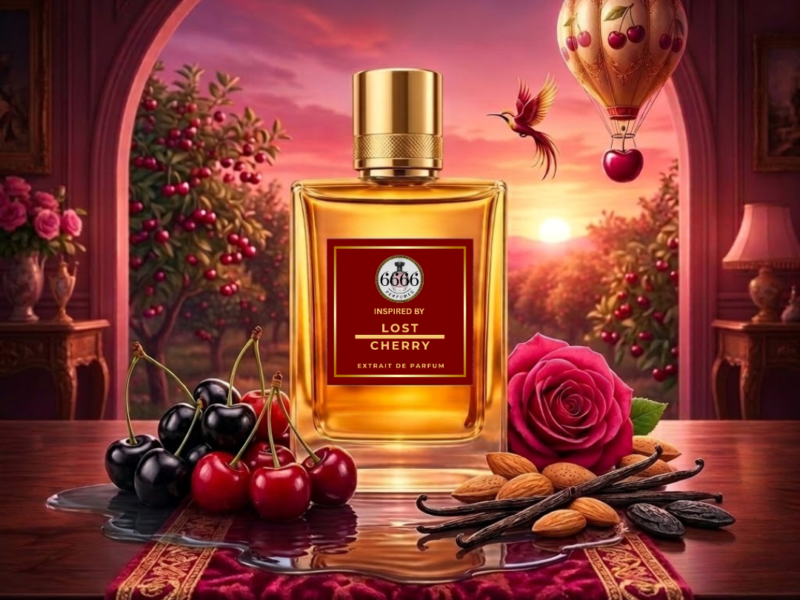 dark cherry perfume aesthetic lost cherry inspired fragrance moody luxury style