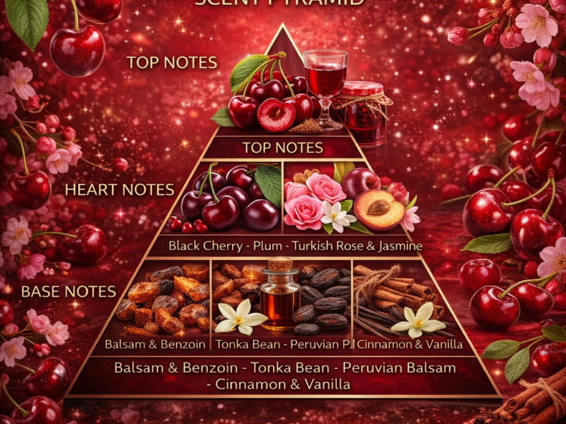 lost cherry inspired perfume scent pyramid cherry almond vanilla notes breakdown