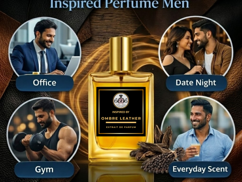 best leather perfume for men India Ombre Leather inspired fragrance night wear date nights luxury events