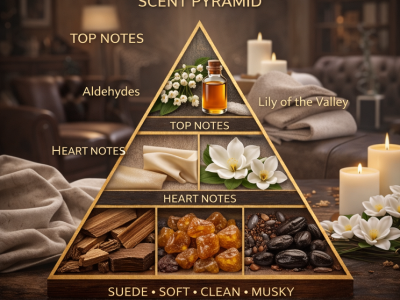 Ombre Leather fragrance notes breakdown India leather cardamom jasmine amber patchouli woody perfume