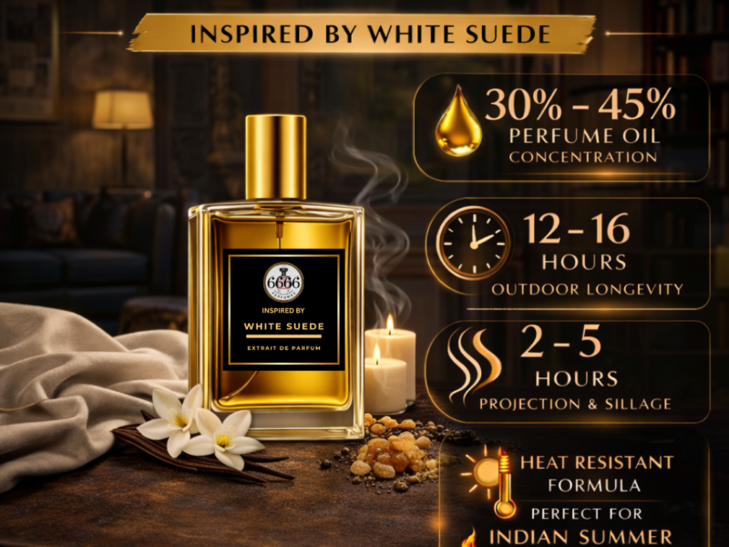 long lasting leather perfume India high heat Indian summer Ombre Leather inspired extrait 30 to 45 percent oil