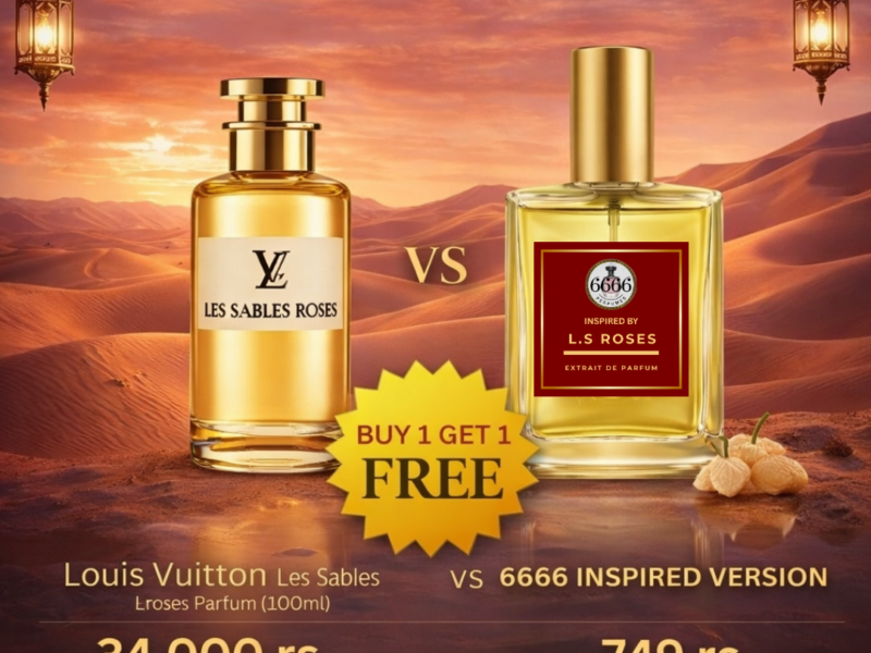 best perfume under 1000 vs 500 oud rose comparison India Les Sables Roses inspired