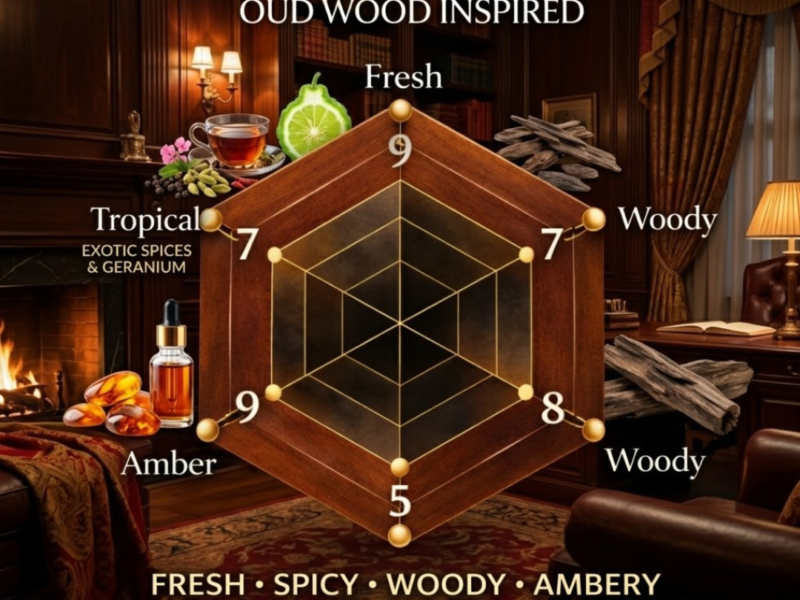 Oud Wood inspired perfume profile woody oud oriental long lasting fragrance India scent radar
