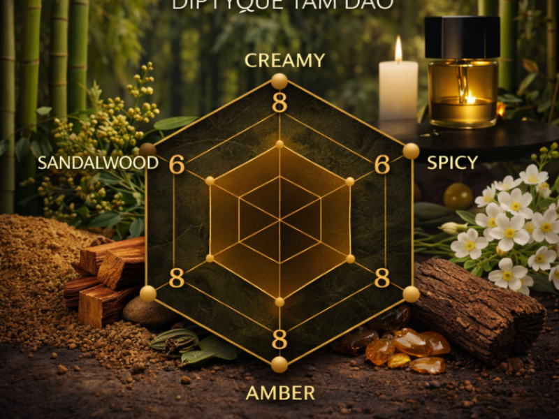 tam dao scent radar creamy sandalwood woody amber spicy fragrance profile men India