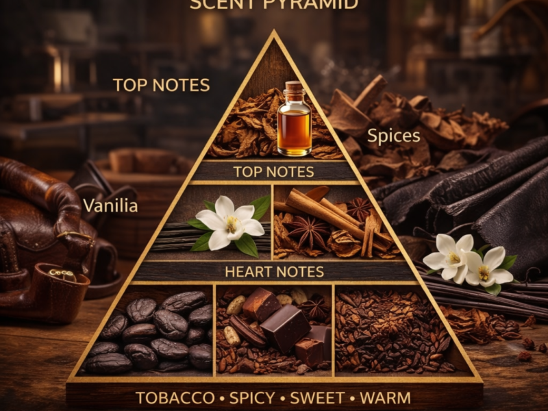 Tobacco Vanille fragrance notes breakdown India tobacco vanilla cacao tonka dried fruits spicy gourmand perfume