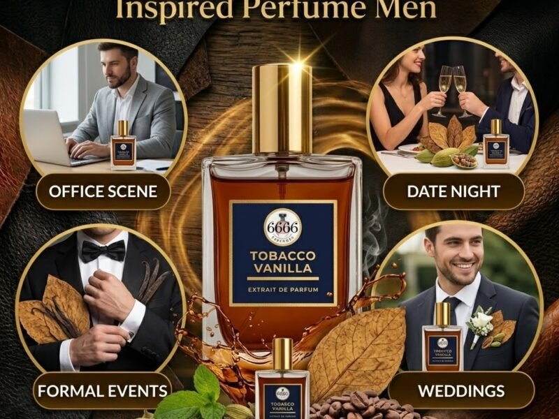 Scent radar showing dominance of vanilla, tobacco and warm spicy accords.