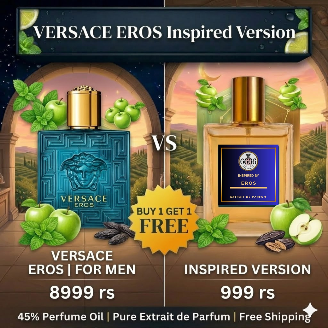 Versace Eros Inspired Perfume vs Designer Original Comparison