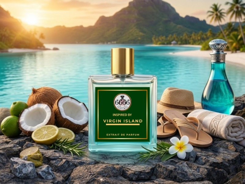 Virgin Island inspired perfume beach tropical vacation coconut summer fragrance India