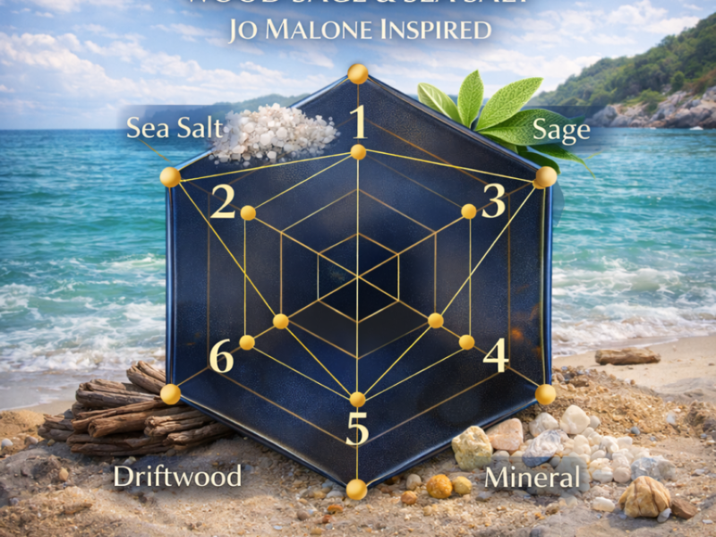Wood Sage Sea Salt scent radar fresh aquatic mineral woody soft musky fragrance profile
