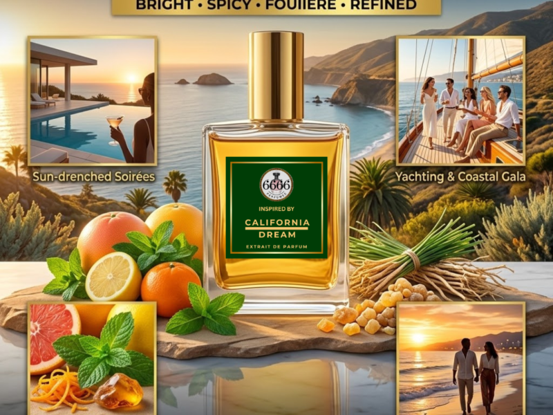 California Dream perfume best occasions summer vacation sunset walks yacht parties citrus fragrance lifestyle
