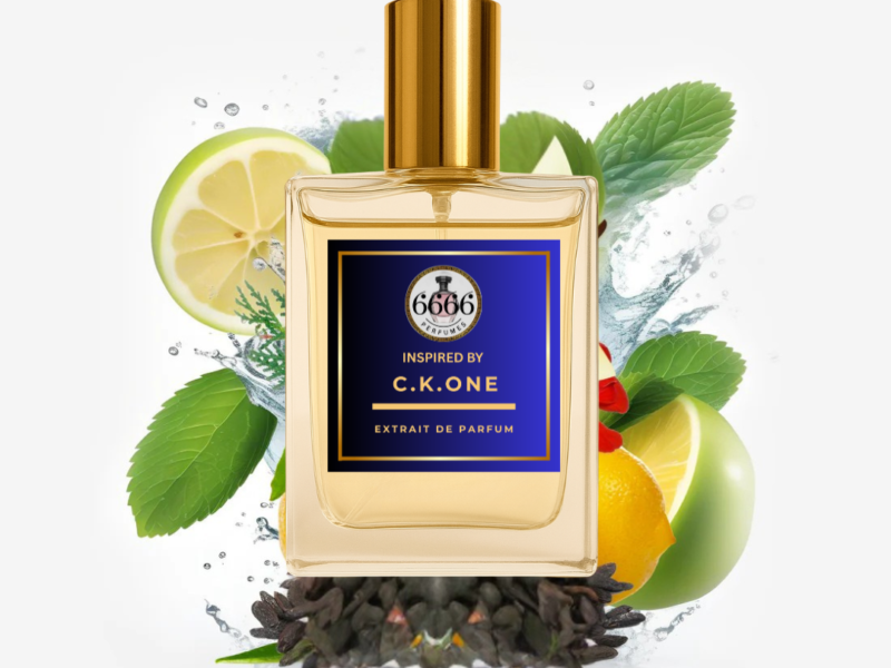 CK One inspired extrait perfume fresh citrus unisex fragrance by 6666perfumes