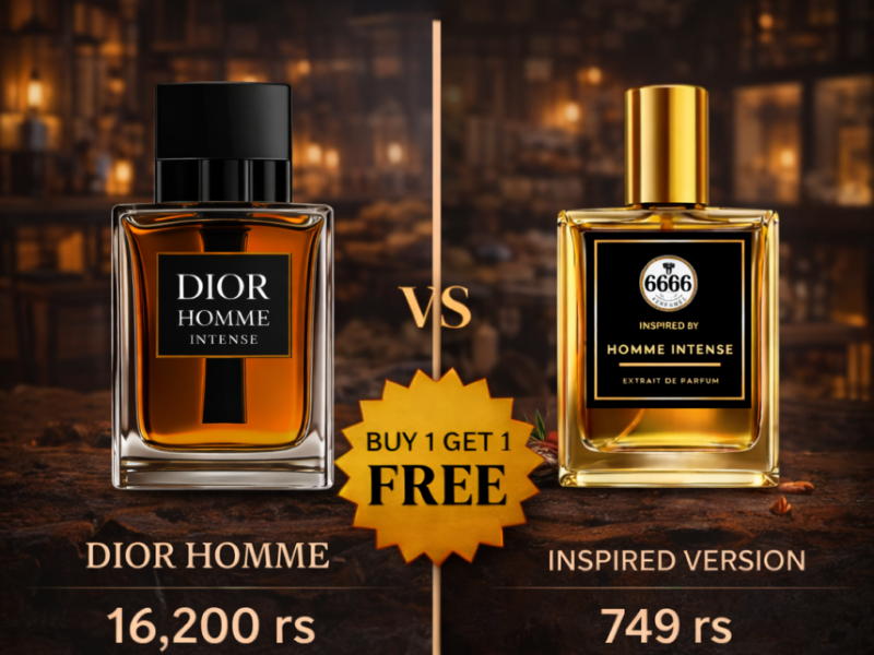Dior Homme Intense vs inspired perfume India 6666 comparison buy 1 get 1 free under 1000