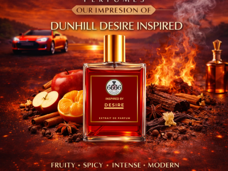 Dunhill Desire inspired perfume 6666 extrait fruity spicy apple cinnamon vanilla men perfume India