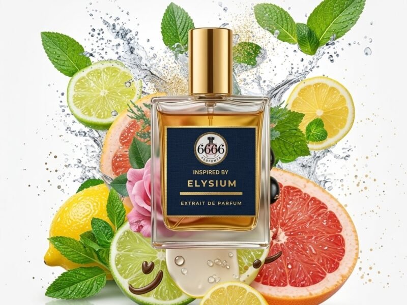 Elysium inspired perfume India under ₹1000 fresh citrus woody fragrance long lasting