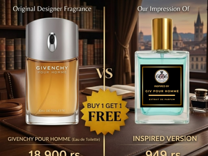 Givenchy Pour Homme original vs inspired perfume price comparison affordable alternative 6666perfumes