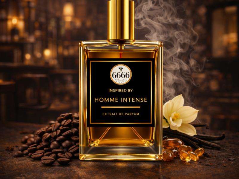 Homme Intense inspired perfume bottle 6666 extrait de parfum long lasting fragrance India