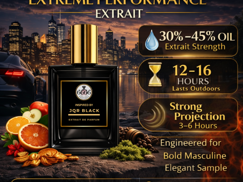Jaguar Classic Black inspired extrait perfume longevity projection performance Indian summer