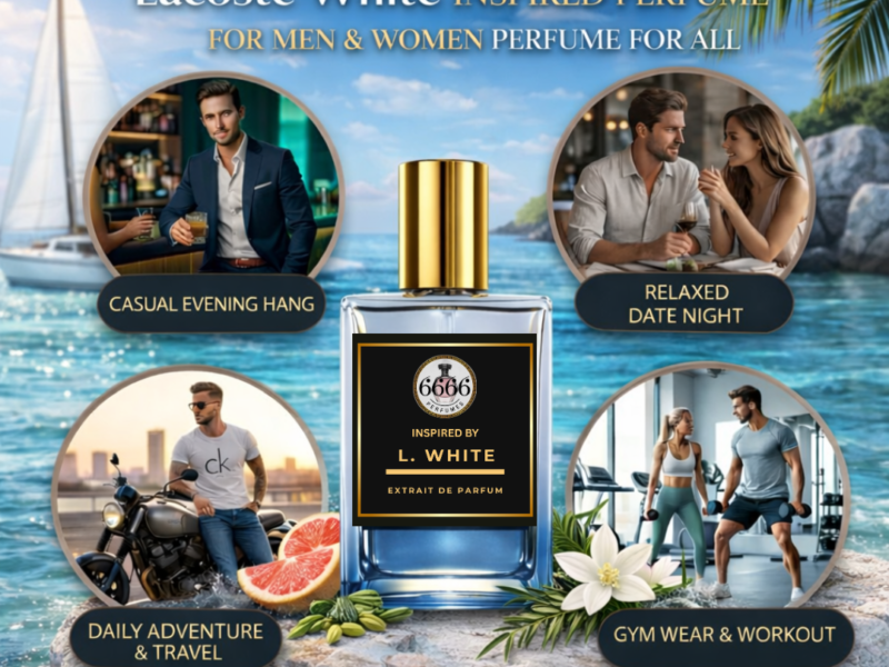 Lacoste White inspired perfume best occasion sports tennis casual summer fragrance