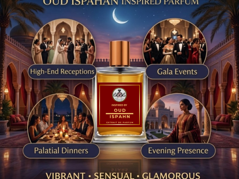 Best occasions to wear Oud Ispahan inspired perfume gala events weddings evening luxury perfume India