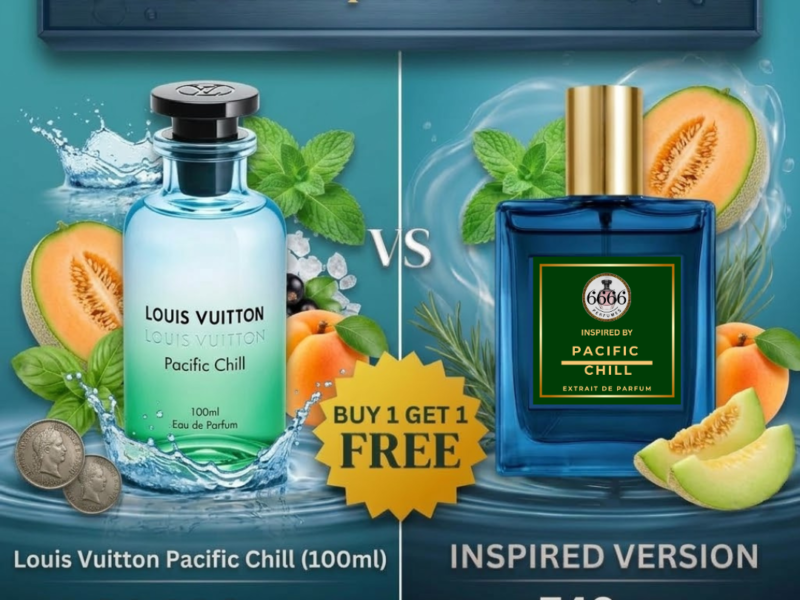 Pacific Chill inspired perfume price comparison with Louis Vuitton Pacific Chill fragrance