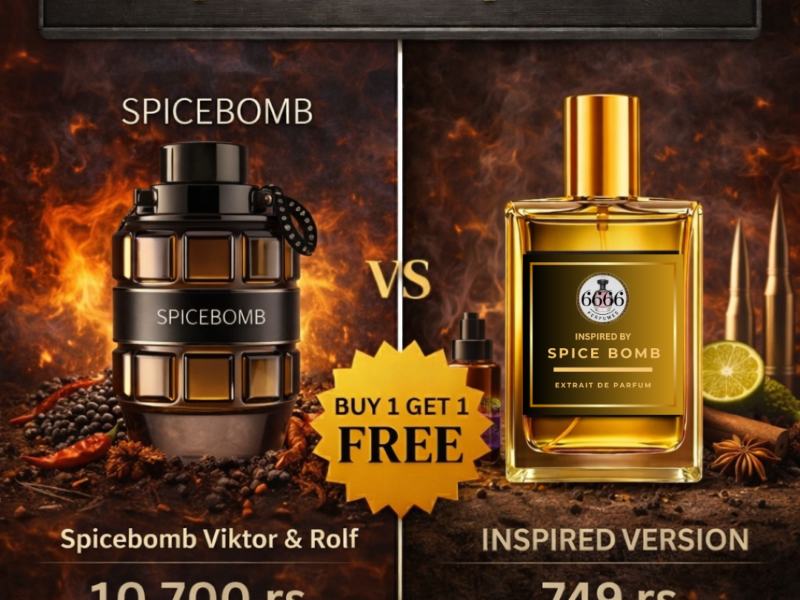 Spicebomb dupe India under 1000 price comparison original vs inspired perfume 6666