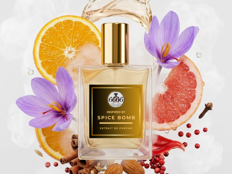 Spicebomb dupe inspired perfume India long lasting extrait under 1000 by 6666 perfumes spicy warm fragrance