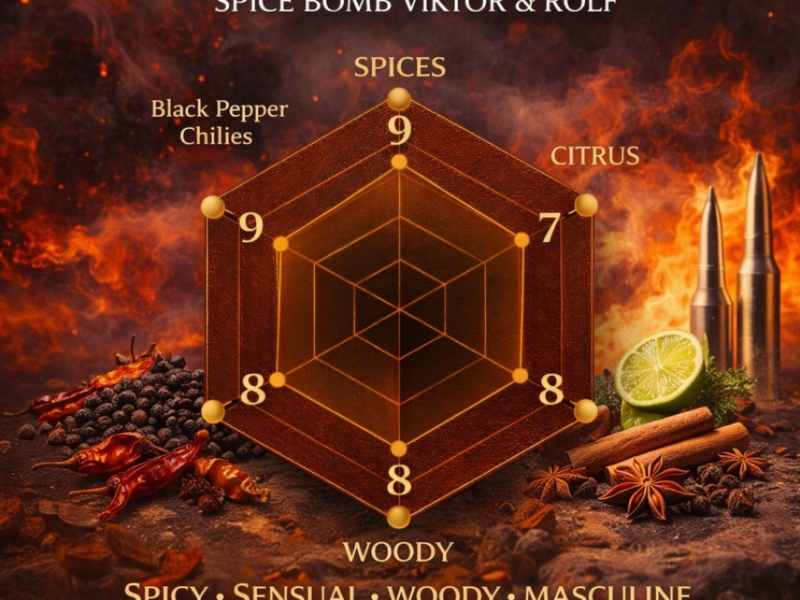 Spicebomb inspired perfume profile spicy warm sweet long lasting fragrance India scent radar