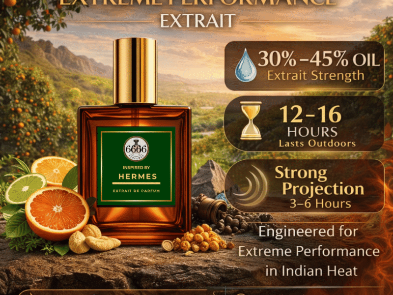 Terre dHermes inspired extrait perfume long lasting citrus woody fragrance performance chart