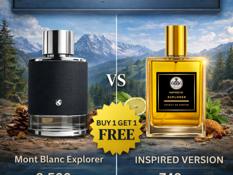 Mont Blanc Explorer vs inspired perfume price comparison 8500 vs 749 rupees buy 1 get 1 offer