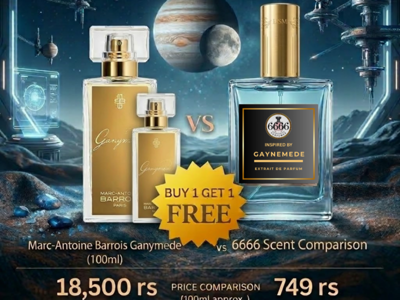 comparison between ganymede original perfume and 6666 inspired version affordable niche alternative