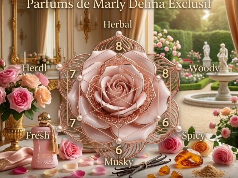 delina exclusif scent profile radar floral sweet musky woody powdery fragrance chart inspired perfume india