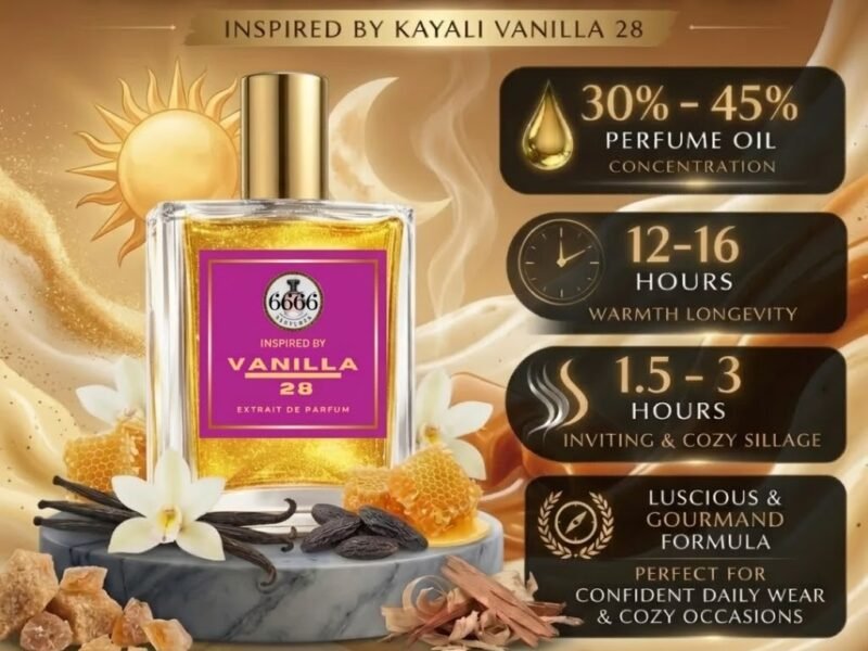 Kayali Vanilla 28 inspired perfume performance extrait de parfum 30 to 45 percent oil long lasting vanilla fragrance India